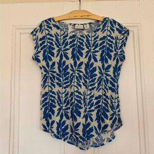 Rachel Zoe linen knit top